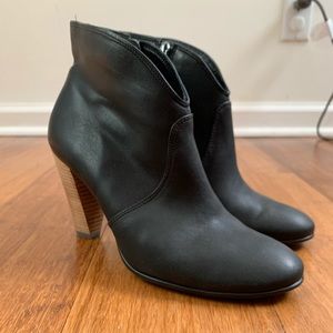 Ecco black booties